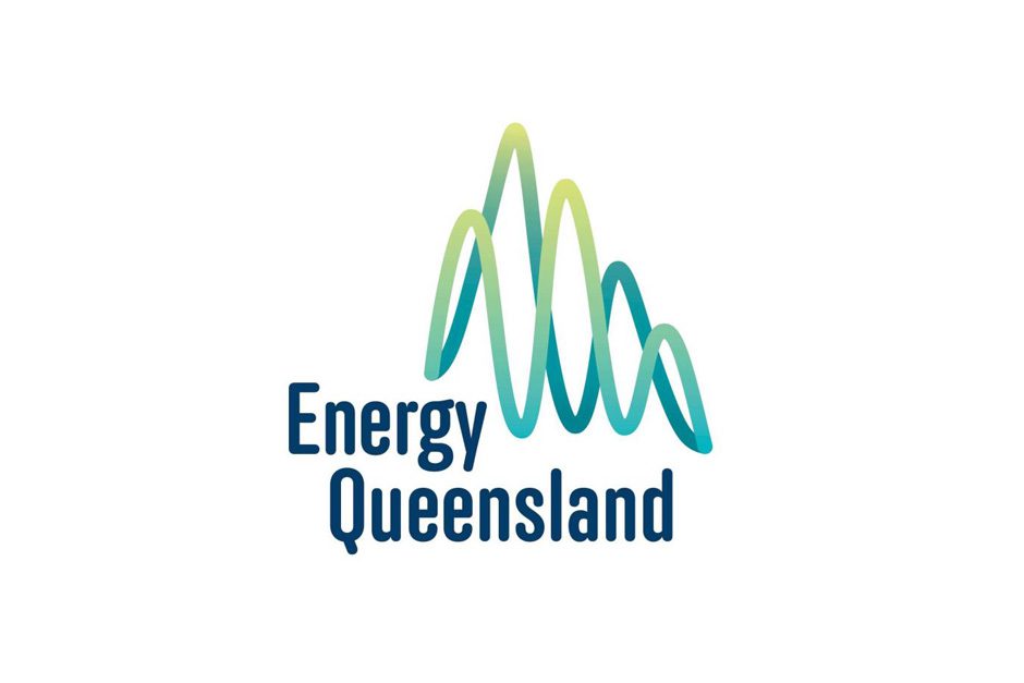 Energy queensland logo of the shape of queensland made from a squiggle