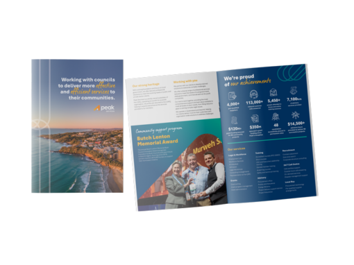 Peak_Brochure_transparent Peak services brochure design