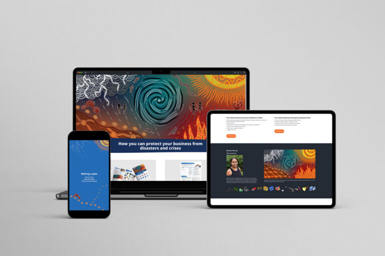 FNDR Website Mockup