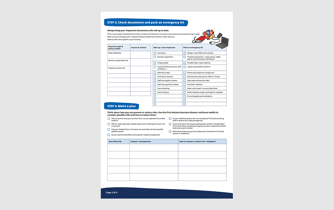 Thumb First Nations Business Emergency Response Plan