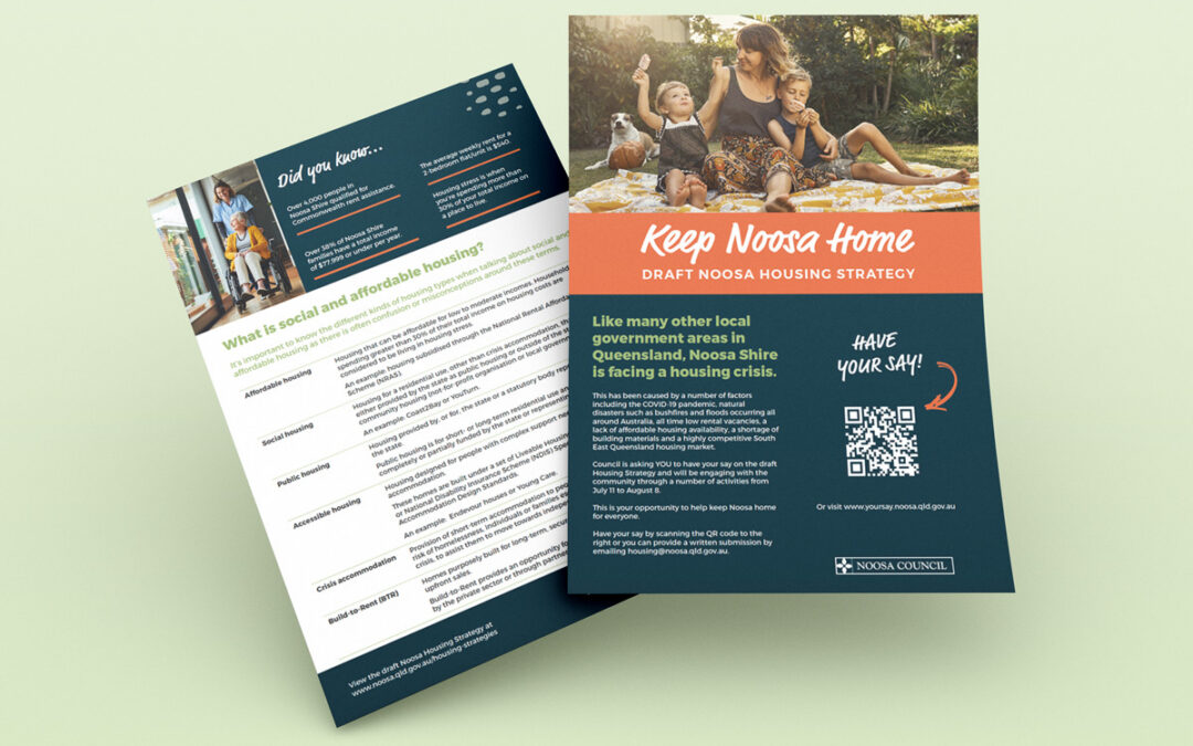 Noosa Housing flyer