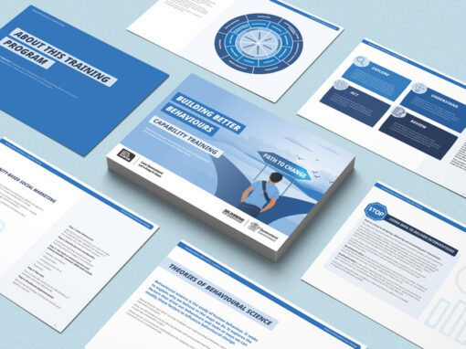 Building Better Behaviours workbook design