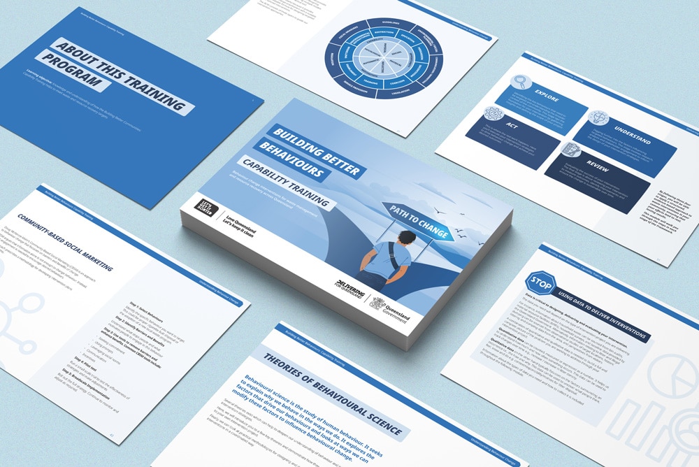 Building Better Behaviours workbook design